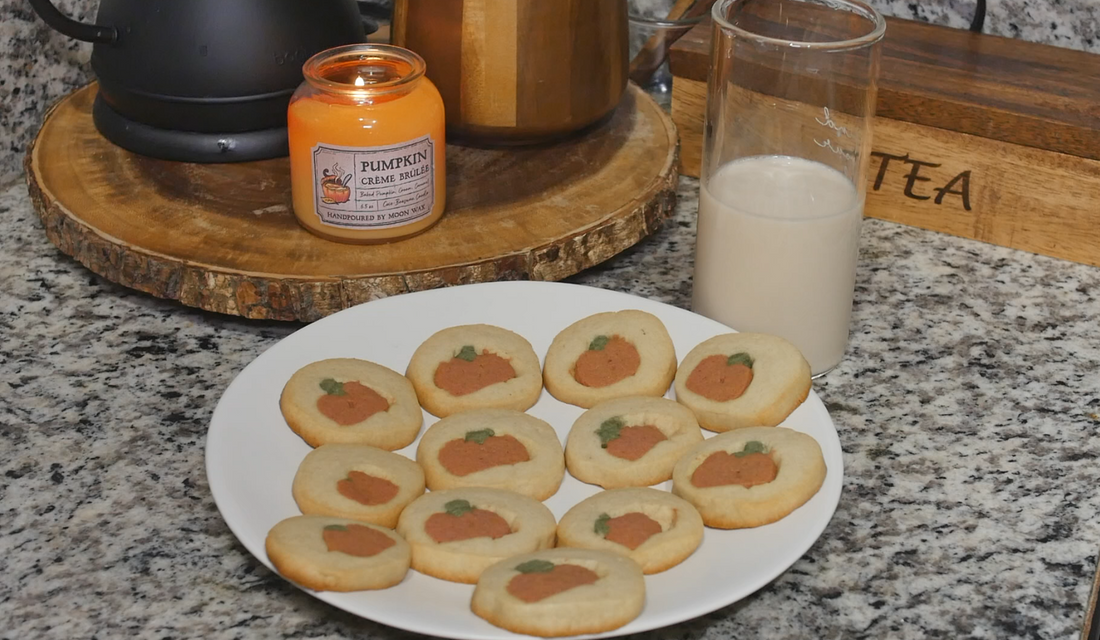 Pumpkin Sugar Cookies with Natural Food Dye!